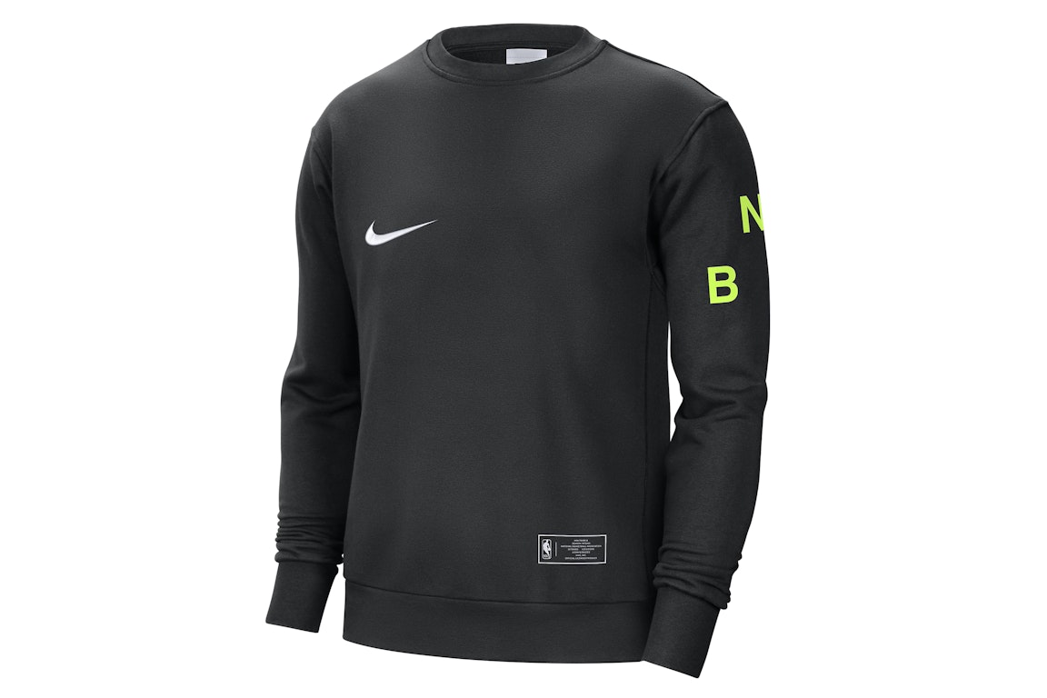Pre-owned Nike Nba Team 31 Courtside Fleece Sweatshirt Black