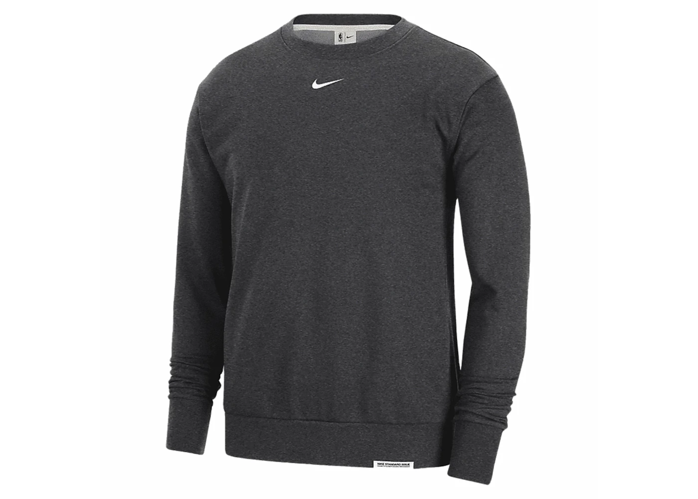 Nike NBA Team 31 Standard Issue Dri-Fit Loose Fit Sweatshirt Grey Men's - SS24 - US