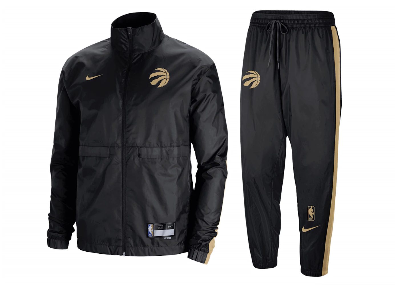 Nike NBA Toronto Raptors Courtside City Edition Tracksuit Core Black ...