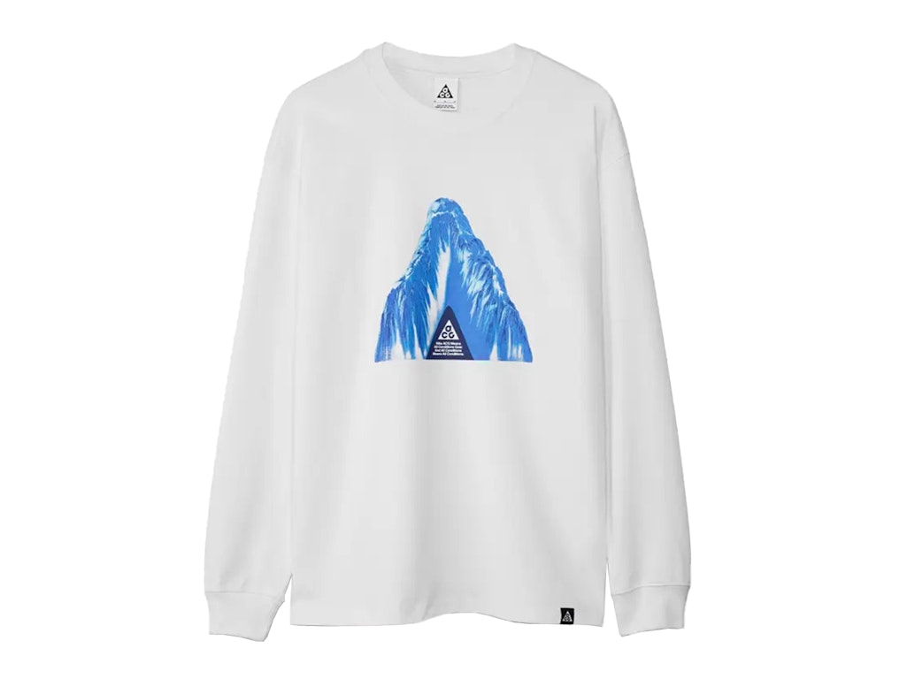 Pre-owned Nike Nrg Acg Ice Cave Longsleeve T-shirt Summit White