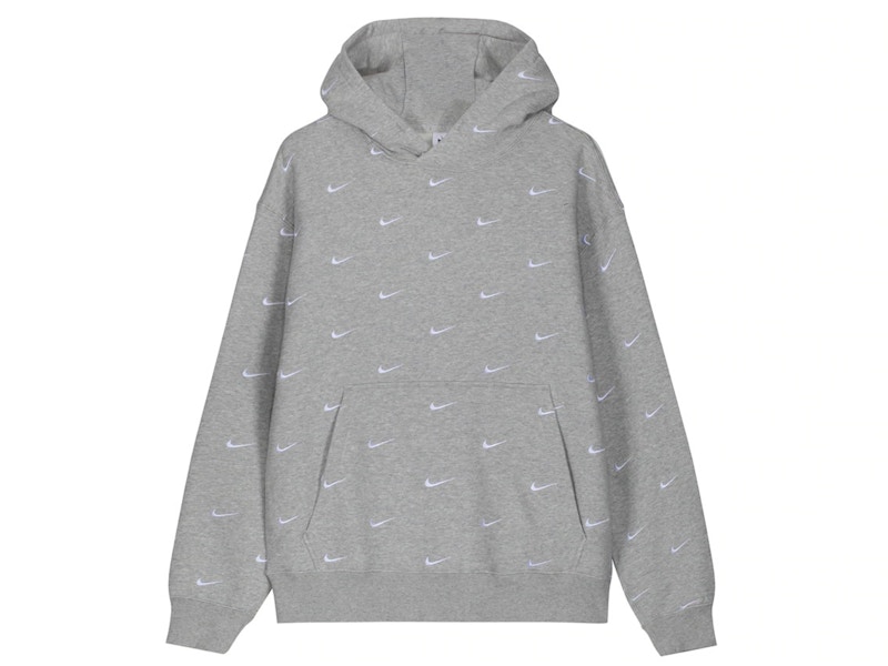 Middle logo best sale nike hoodie