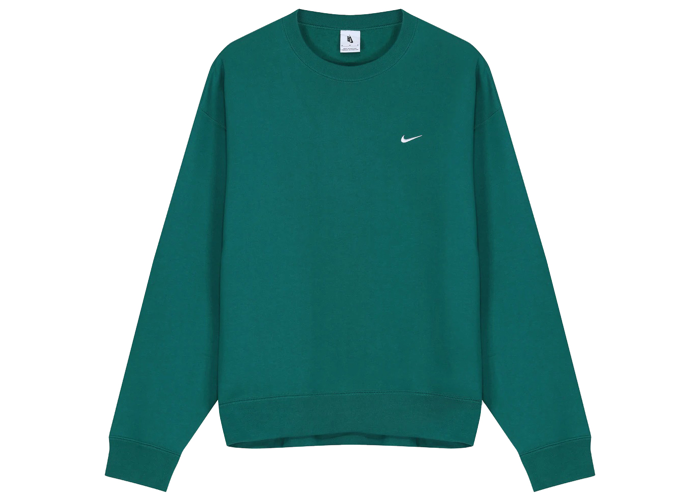 Nike swoosh sweatshirt discount green