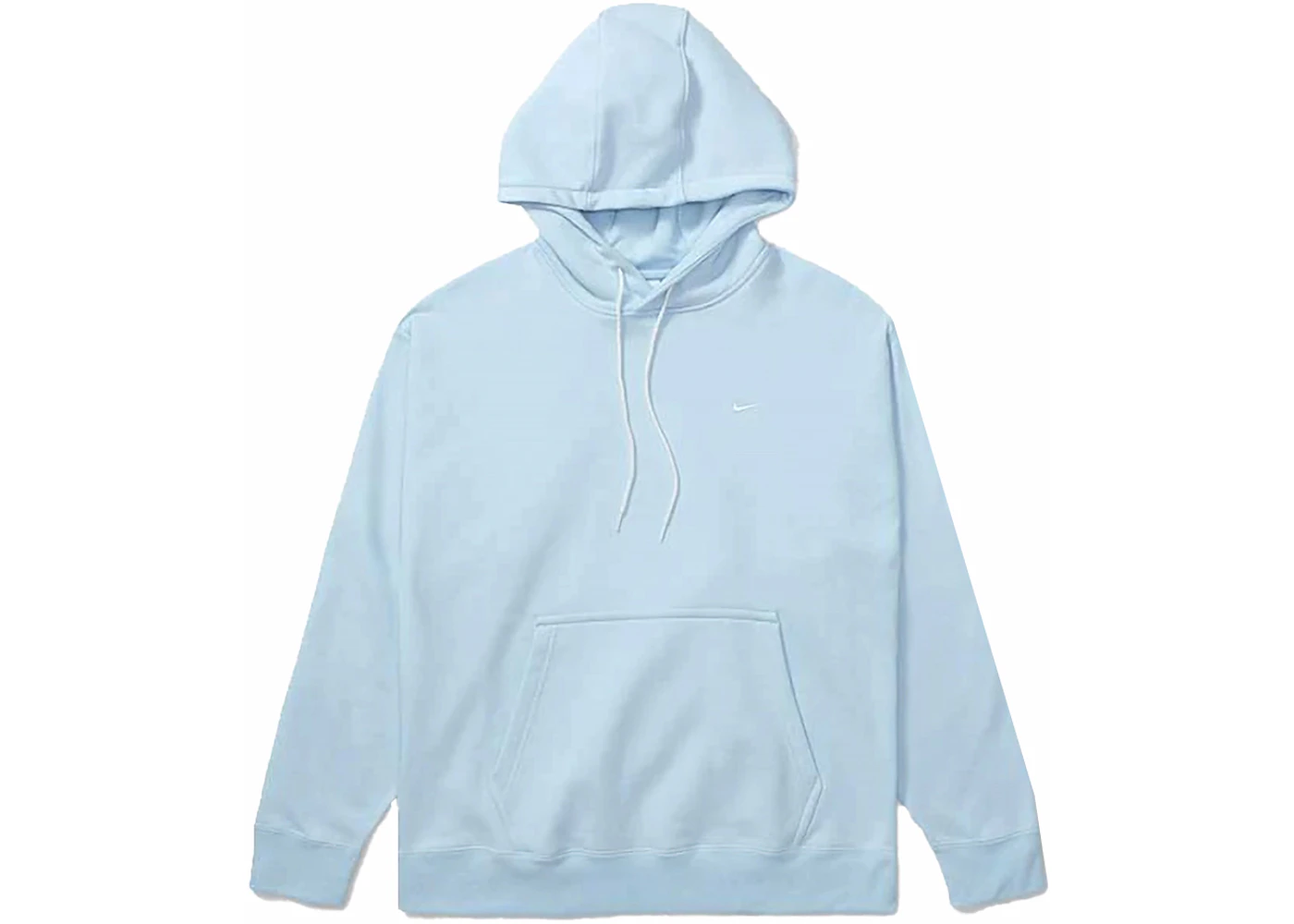 Sweat à capuche Nike NRG Solo Swoosh Fleece Bleu Célestine/Blanc