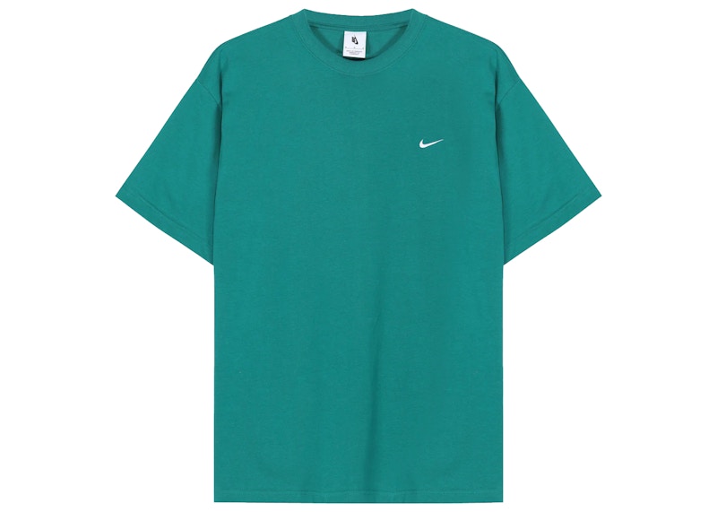 White nike shirt 2024 with green swoosh