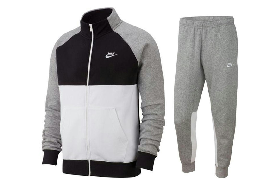 Pre-owned Nike Sportswear Fleece Ce Tracksuit Gray