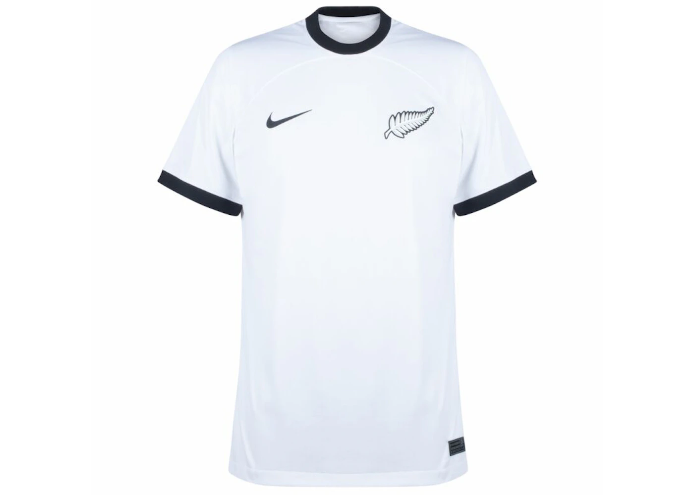 Weg botsing Bandiet Nike New Zealand 2022/23 Stadium Home Jersey White/Black/Black Men's - US