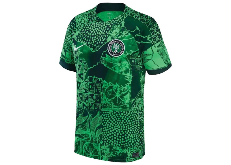 Green nike sales soccer jersey