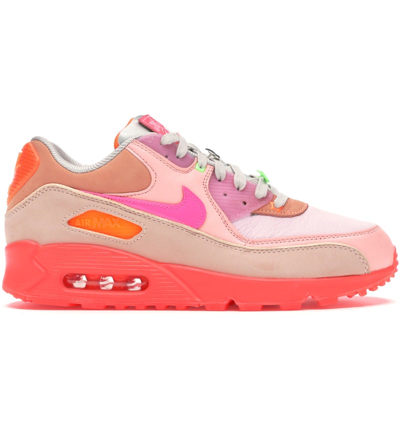 Nike Air Max 90 PRM Platinum Crimson/Bright Purple (Women's