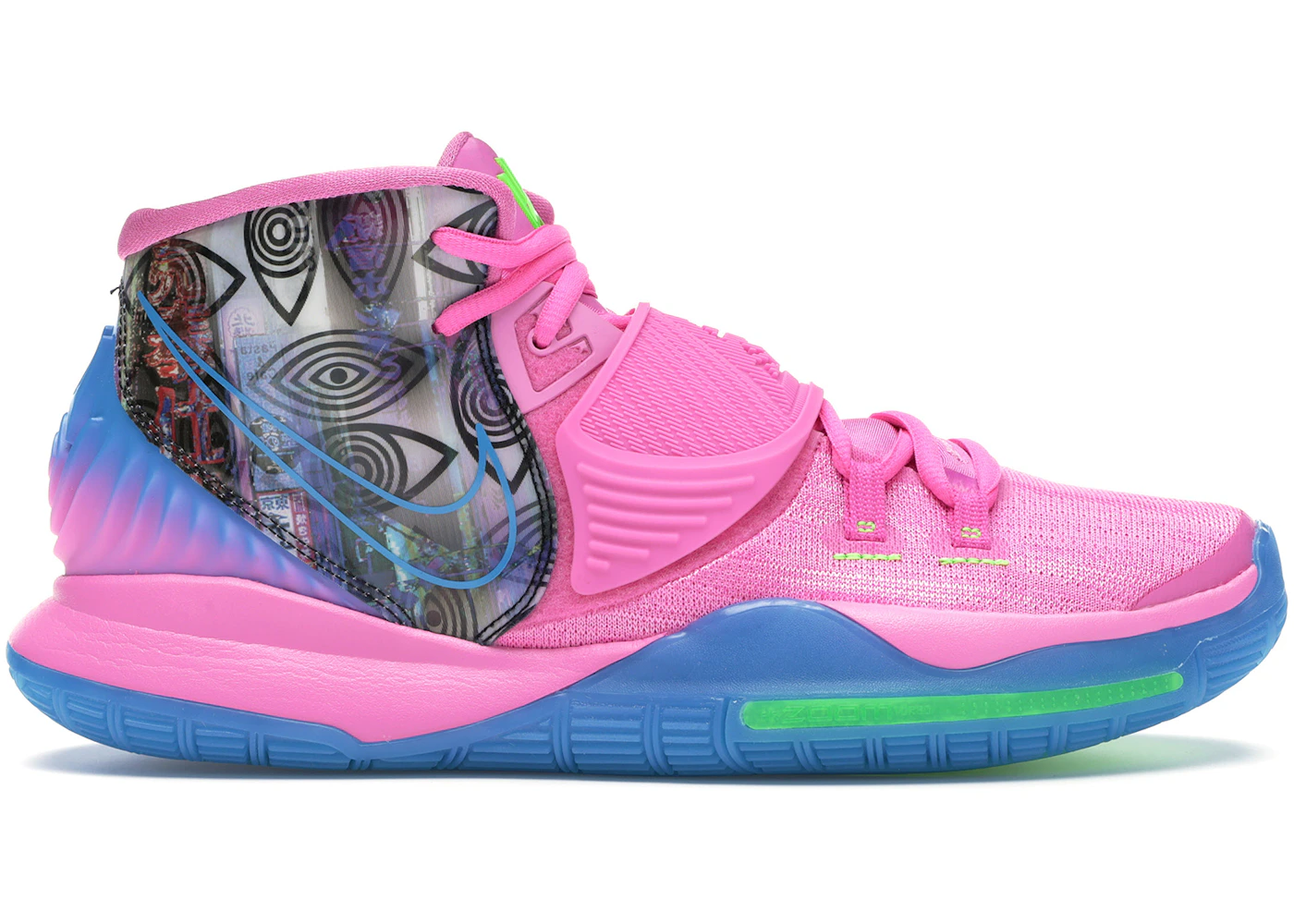 Basketball Shoe Kyrie White Pink Nike Kyrie Asia Irving Barely