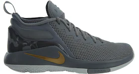 Nike LeBron Witness II Cool Grey Metallic Gold