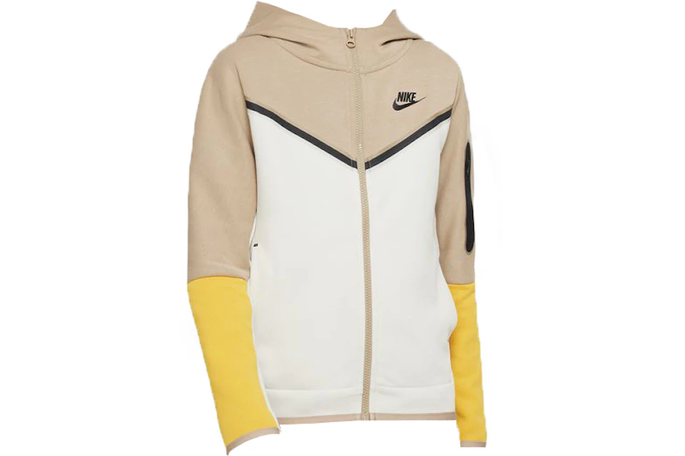 Nike Nike Sportswear Tech Fleece Hoodie Khaki/Light Bone/Yellow