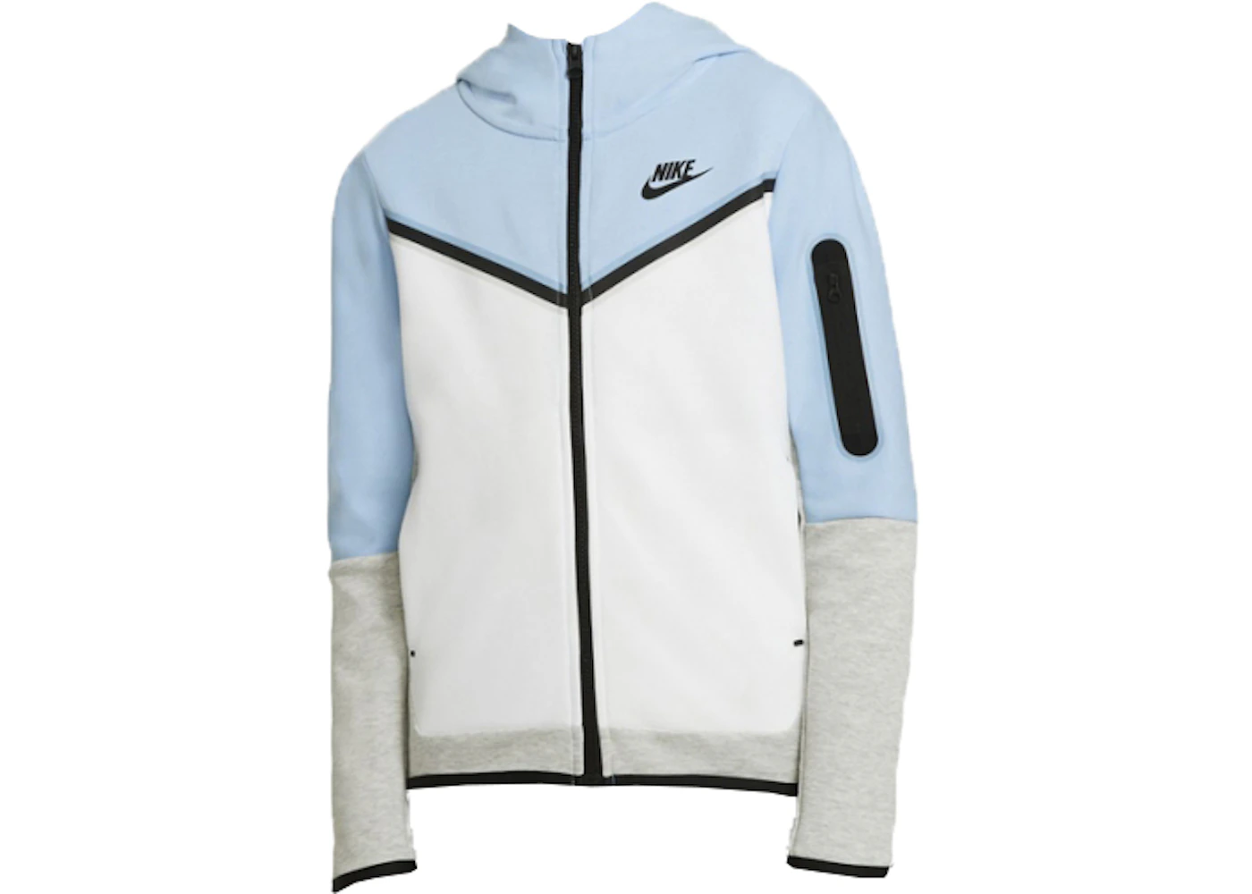 Nike Sportswear Tech Fleece Hoodie Light-Blue/White/Grey Kids' - US