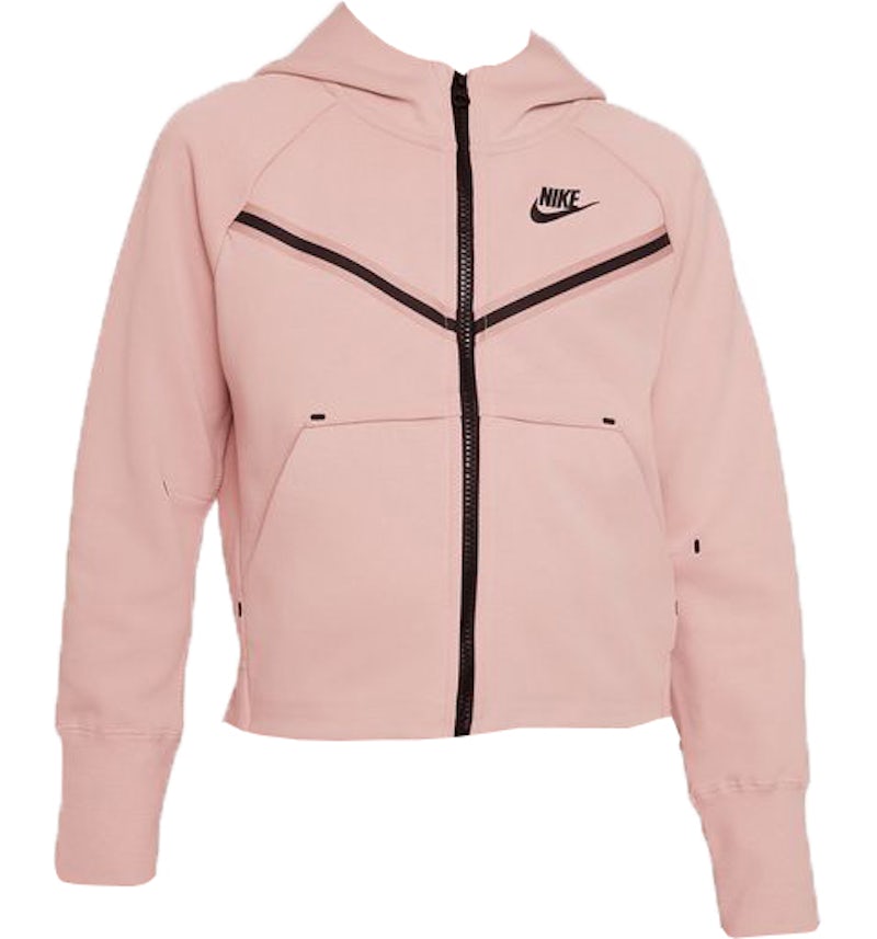 Nike Sportswear Girl's Tech Fleece Hoodie Pink Oxford/Black US