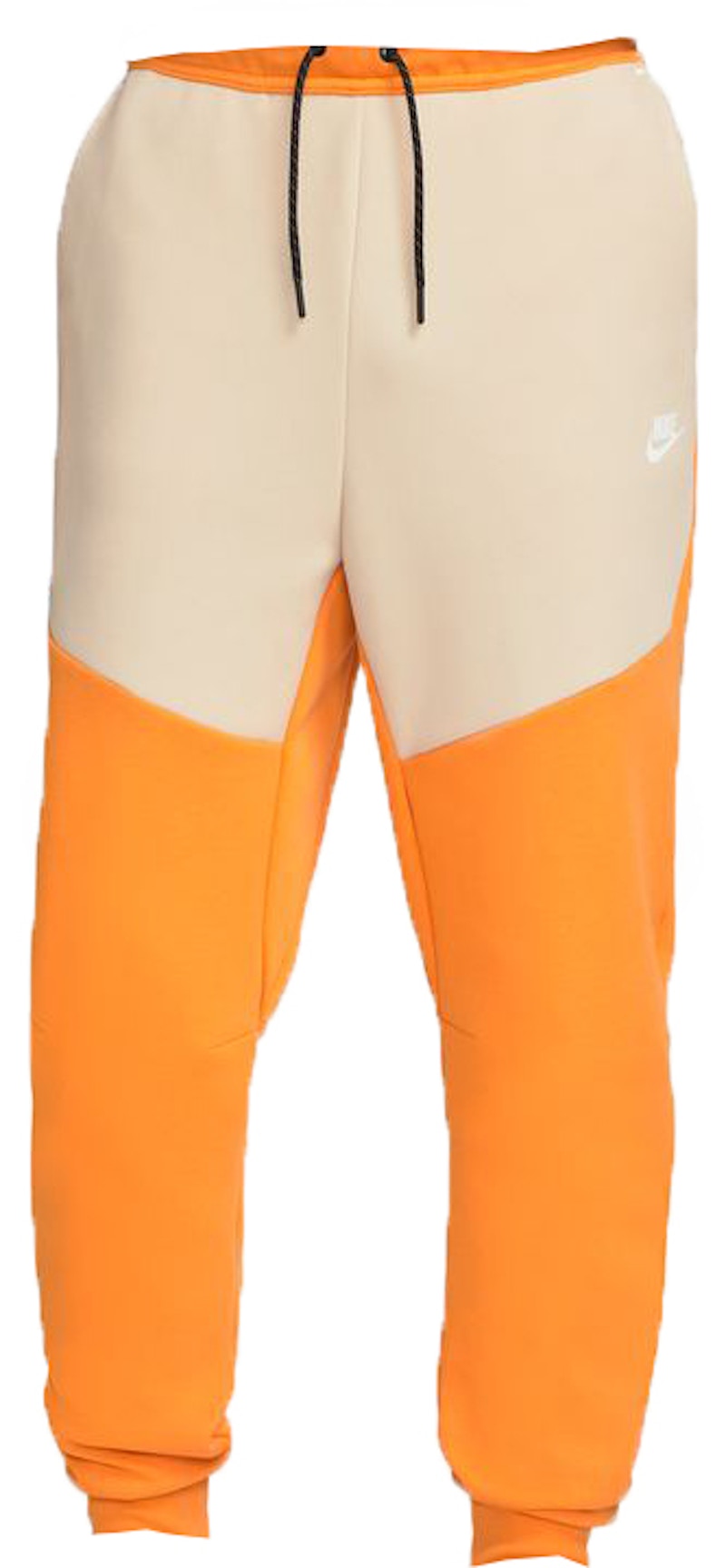 Nike tech fleece pants orange hot sale