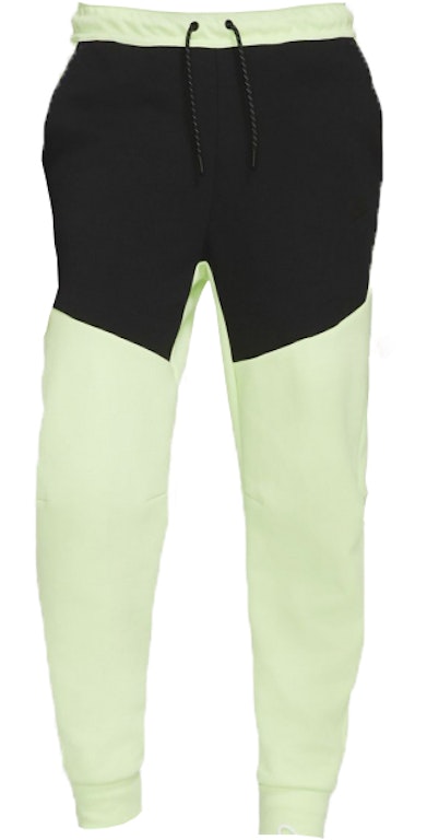 Pre-owned Nike Sportswear Tech Fleece Joggers Lime Ice/black
