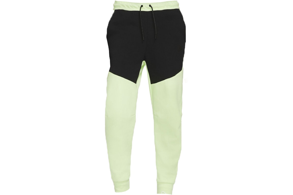 Pre-owned Nike Sportswear Tech Fleece Joggers Lime Ice/black