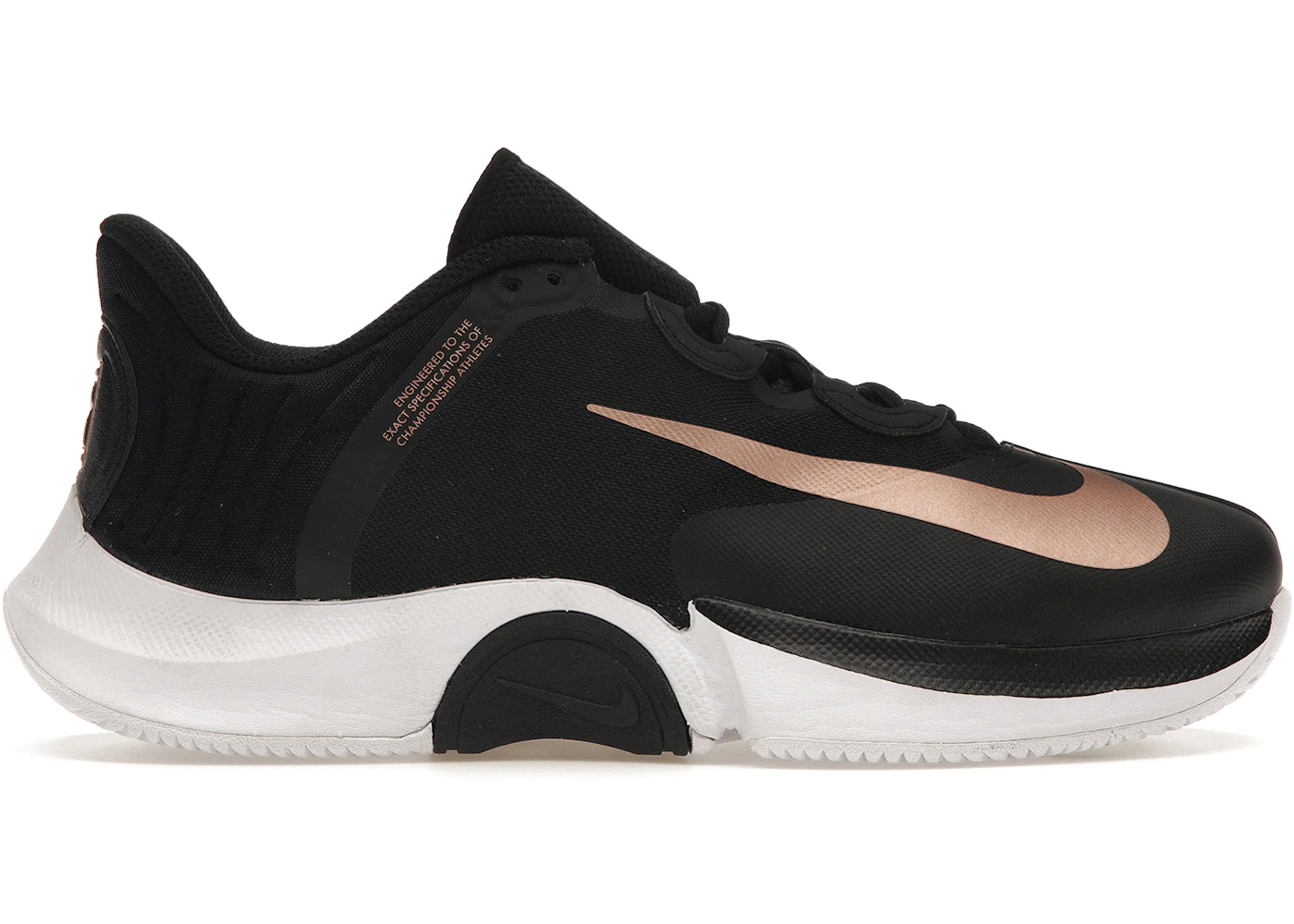Nike Court Air Zoom GP Turbo Black Metallic Red Bronze (Women's) - CK7580-003 - US