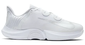 Nike Court Air Zoom GP Turbo White Metallic Silver (Women's)