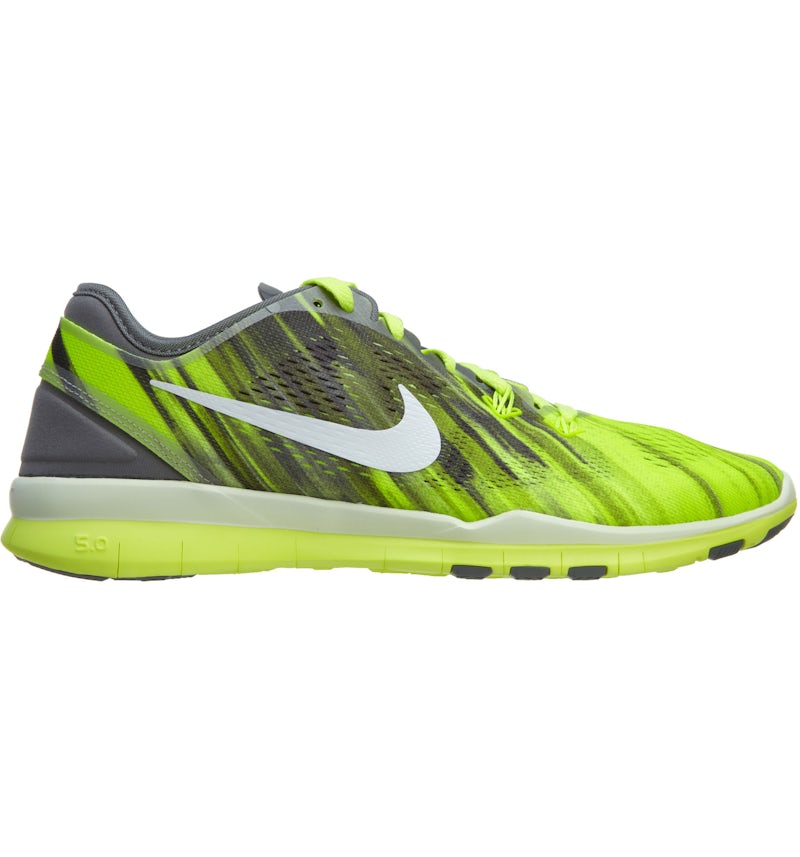 Nike Nke Free Tr Fit Prt Cool Grey White-Volt-White (Women's
