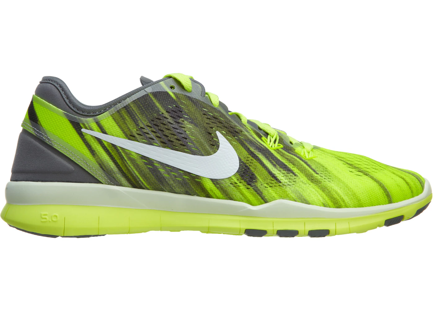 Nike Nke Free Tr Fit Prt Cool Grey White-Volt-White (Women's