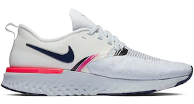 Nike Odyssey React 2 Flyknit White Blue Void Hyper Pink (Women's)