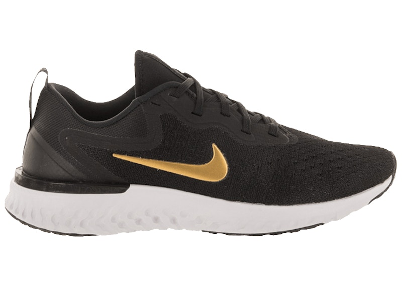 Nike Odyssey React Black Metallic Gold Women s AO9820 011 US