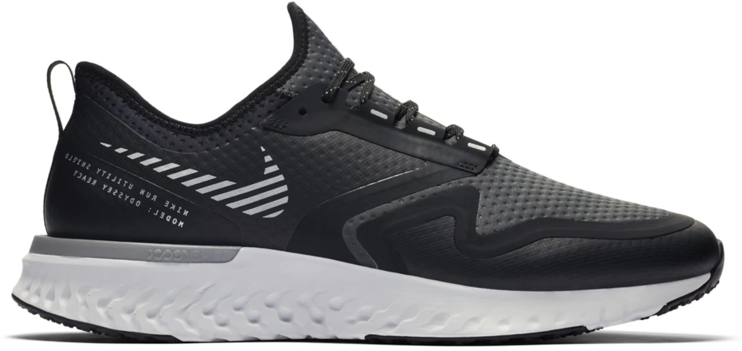 Nike Odyssey React Shield 2 Black Cool Grey Men's - BQ1671-003 - US