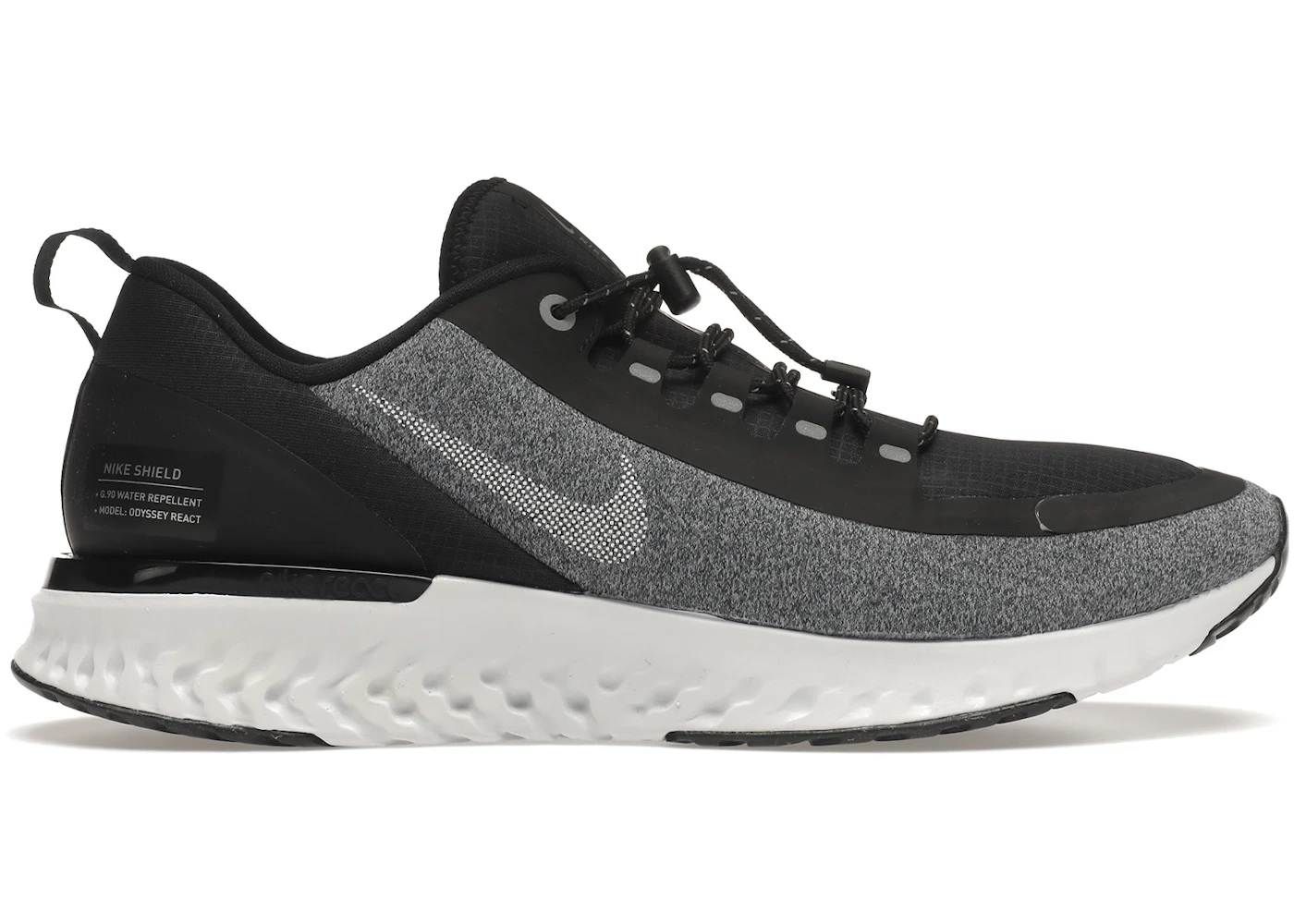 Nike Odyssey React Shield Black Cool Grey Men's AA1634-002 US