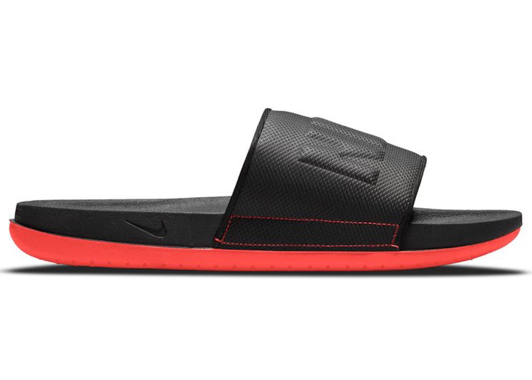 Pre-owned Nike Offcourt Slide Bred In Black/chile Red/black