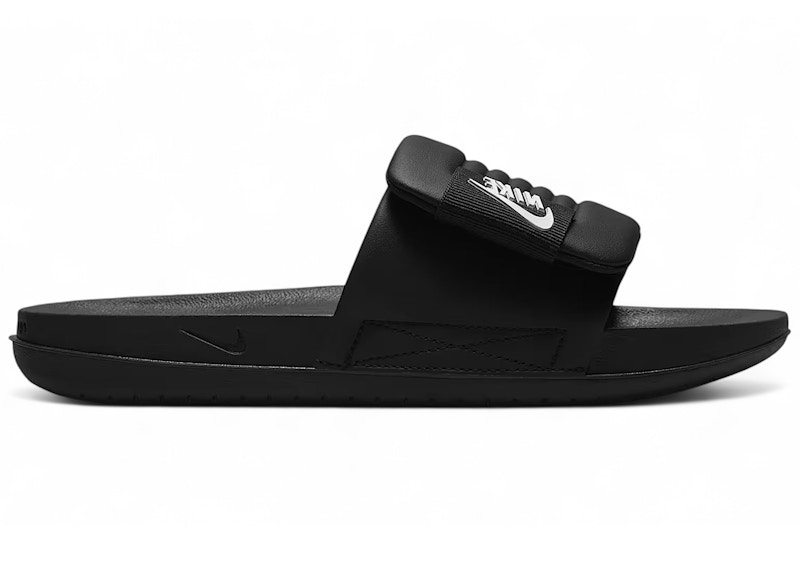 Pre-owned Nike Offcourt Adjust Slide (women's) Sneakers In Black/white