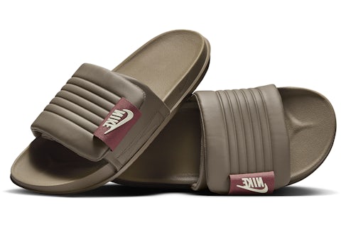 Nike Offcourt Adjust Slide Ironstone Red Sepia Coconut Milk Men's