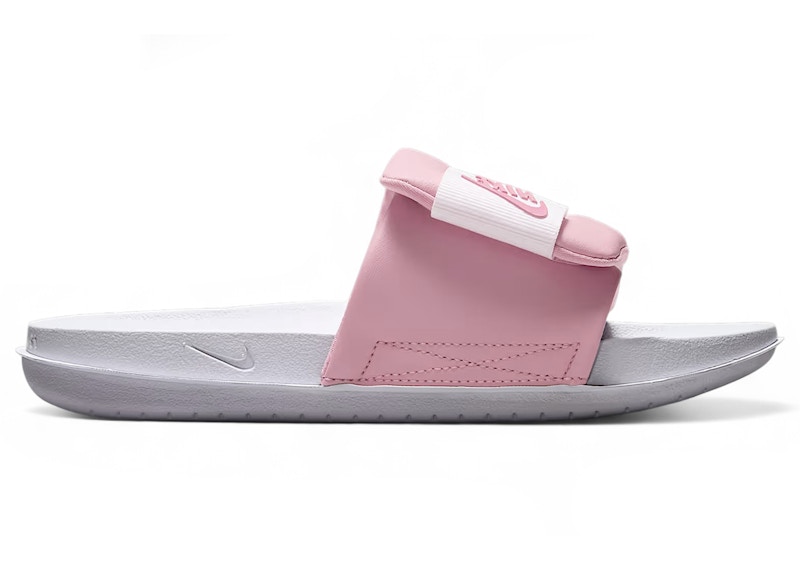 Pre-owned Nike Offcourt Adjust Slide (women's) Sneakers In White/elemental Pink In Multi