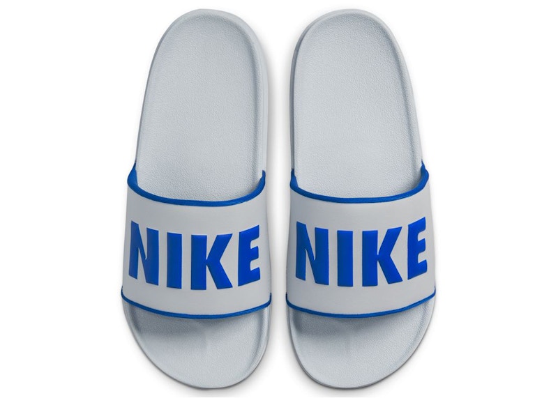 Royal blue outlet nike slides