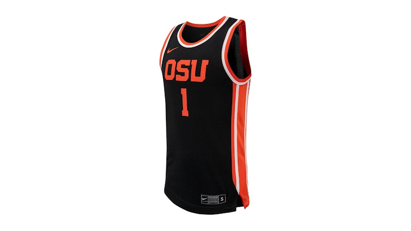 Nike Oregon State College Basketball Replica Jersey Black