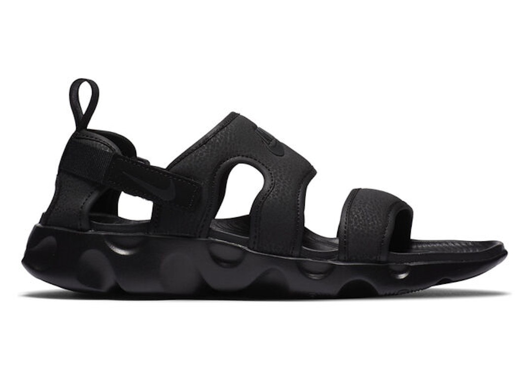 Pre-owned Nike Owaysis Sandal Triple Black (women's) In Black/black/black