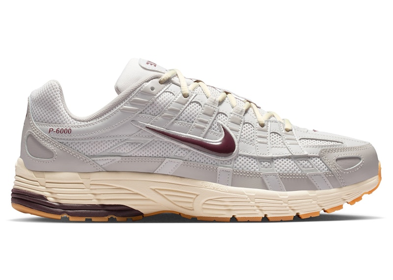 Nike P-6000 College Grey Burgundy Crush Men's - CD6404-028 - US