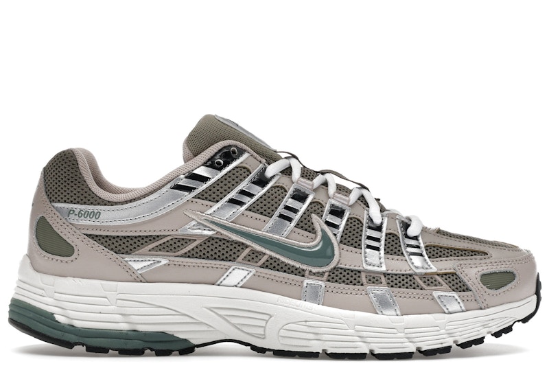 Nike P-6000 Cream Silver Clay Green Men's - CD6404-203 - US