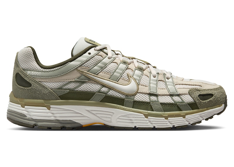 Pre-owned Nike Men's  P6000 Sneakers In Light Army/cargo Khaki/light Orewood Brown In Multi