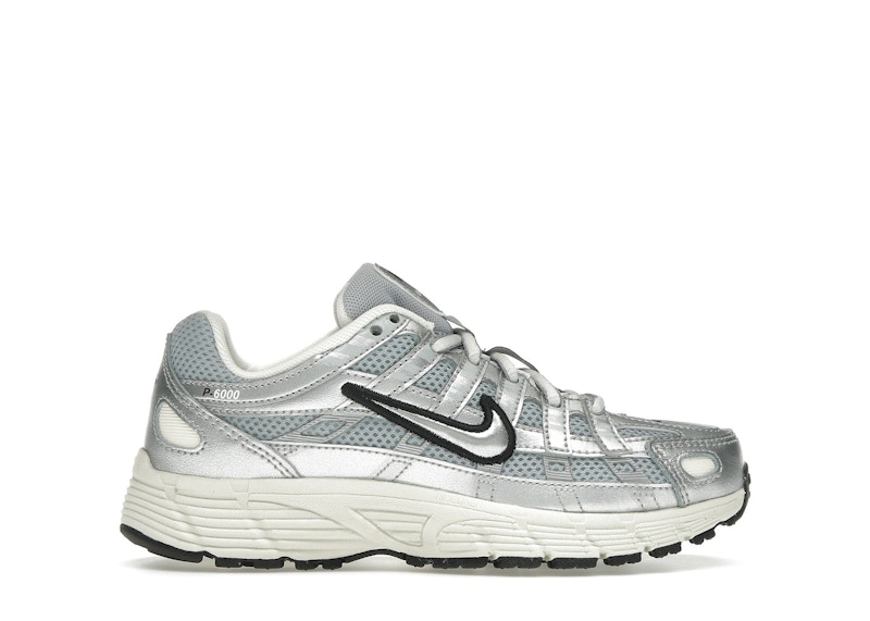 Nike P-6000 Metallic Silver Black (GS) - HV5064-006 - US