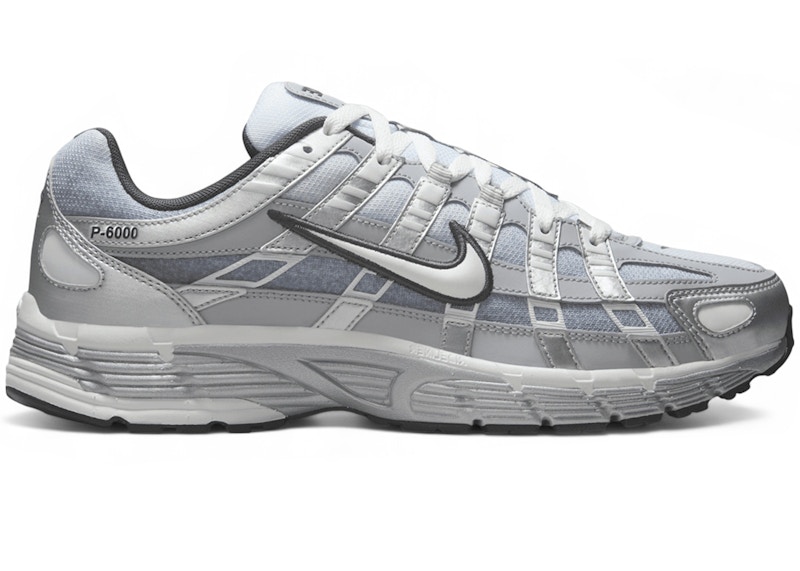 Nike P-6000 Metallic Silver Summit White-Wolf Grey メンズ