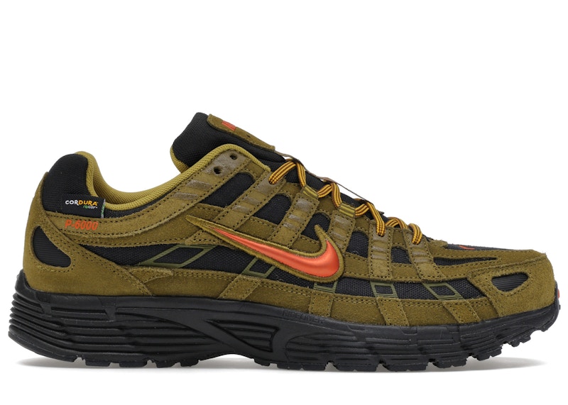 [ナイキ] P-6000 プレミアム コーデュラ [P-6000 PRM CORDURA] オリーブフラック/ブラック/クォンタムモス/ピカンテレッド IH0946-300 Nike P-6000 Premium Cordura Olive Flak Black Picante Red メンズ
