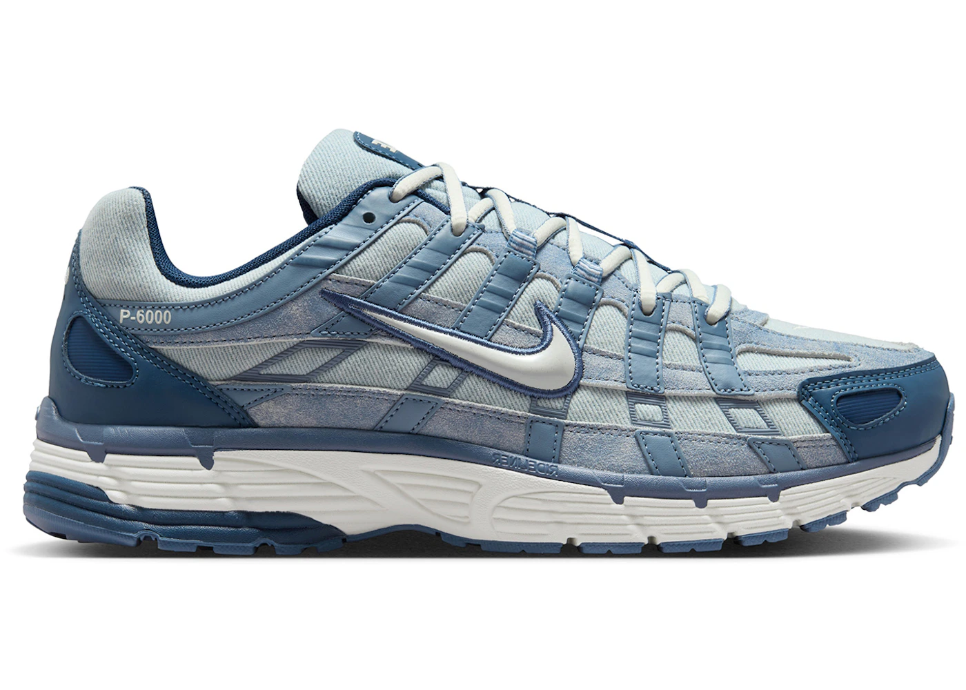 Nike P-6000 SE Worn Blue Denim Men's - IH3646-499 - US