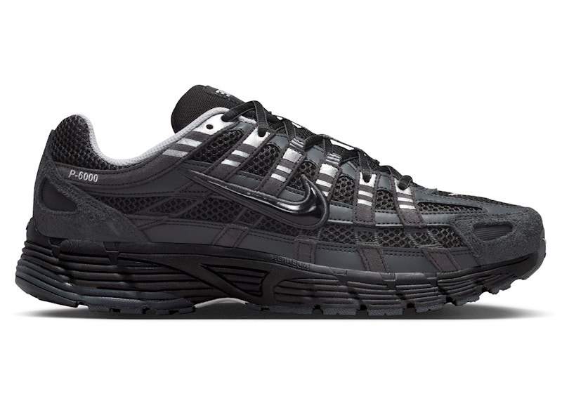 Nike P-6000 Suede Anthracite Metallic Silver