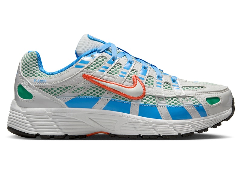 Nike P-6000 Summit White University Blue Stadium Green Magic