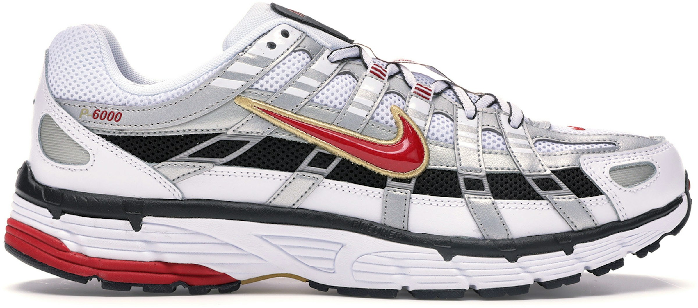 Nike P-6000 White Gold Red - - US