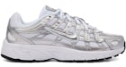 Nike P-6000 blanc argenté métallisé (GS)