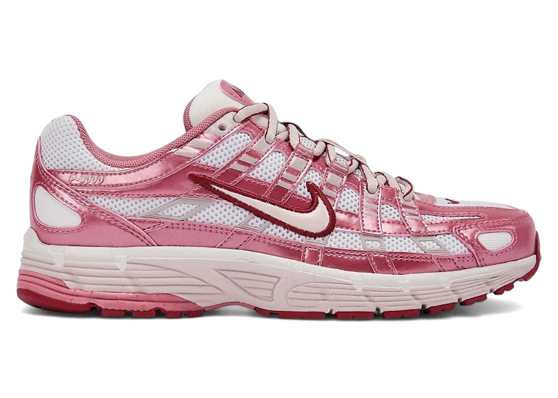 Nike P-6000 White Silt Red Peony (Women's)