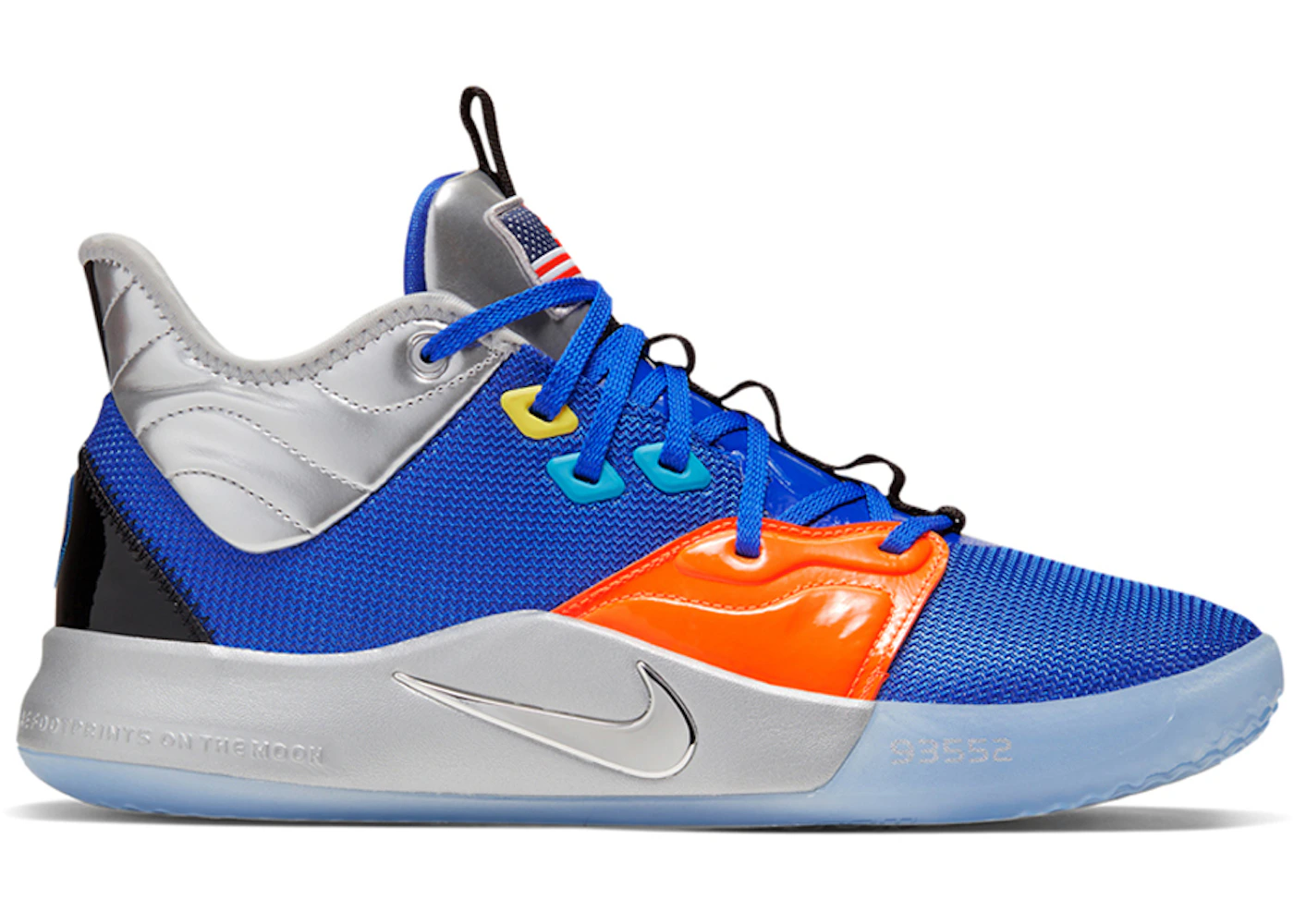 Nike PG 3 NASA Apollo 14 (GS) Kids' - CI8973-400 - US