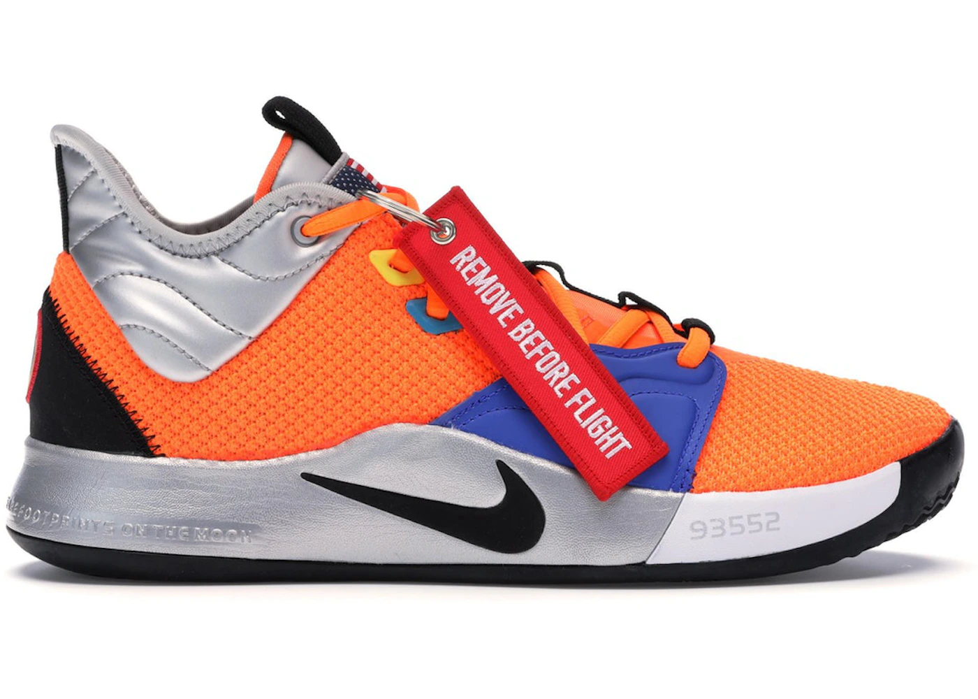 Nike PG 3 NASA (Finishline Special Box) Men's - CI2666-800/CI2667-800 (Overseas) - US