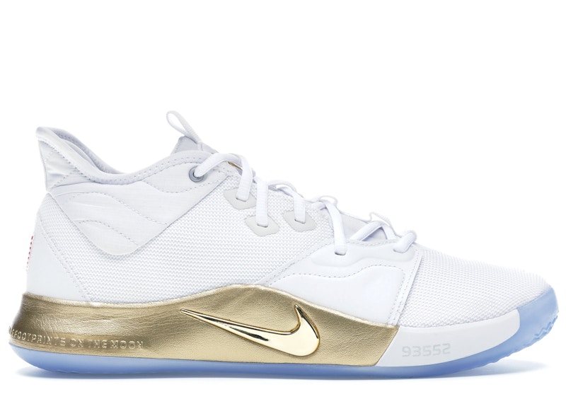 Nike PG 3 NASA White Men's - CI2666-100/CI2667-100 - US